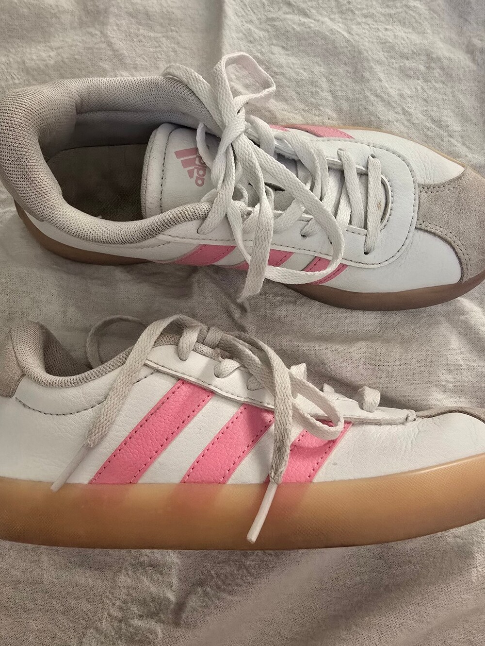 Adidas Little Girls VL Court 3.0 Casual Sneakers - Size 2